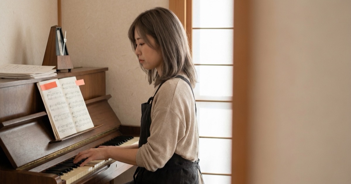 音楽教室・個人レッスンの予約と振替のイメージ