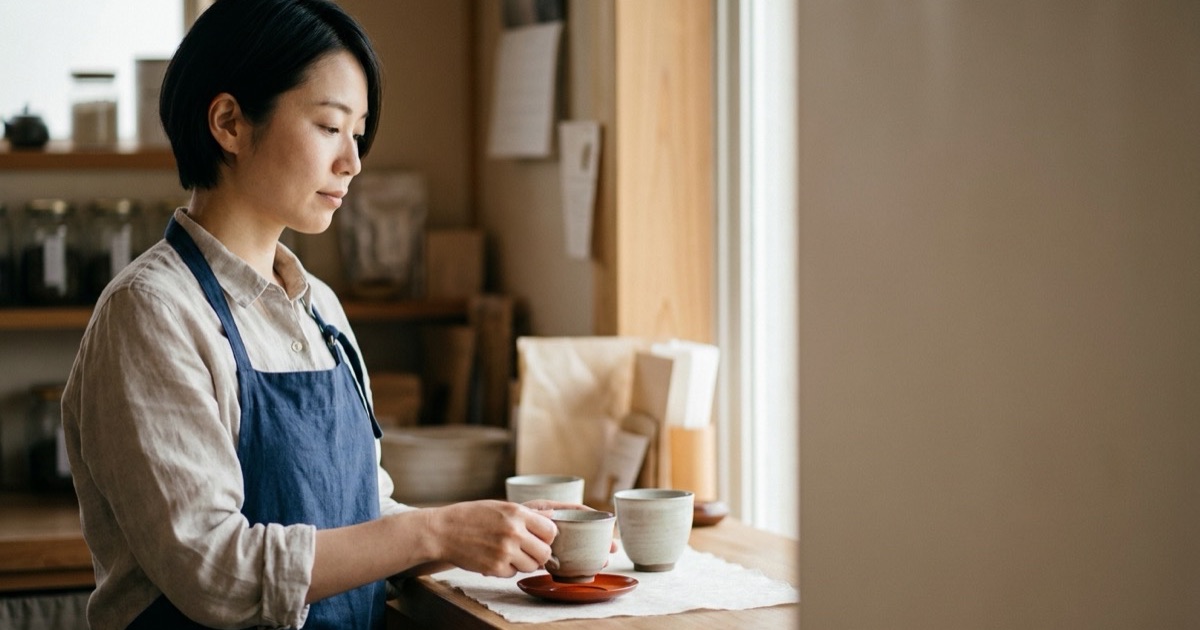 休眠客の再来をイメージした落ち着いた静物のイメージ